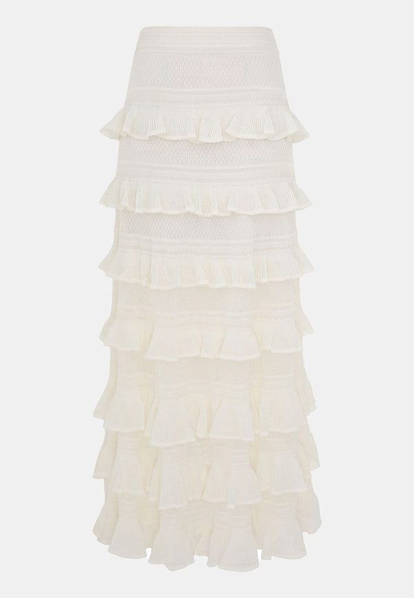 Illuminate Lace Frill Skirt