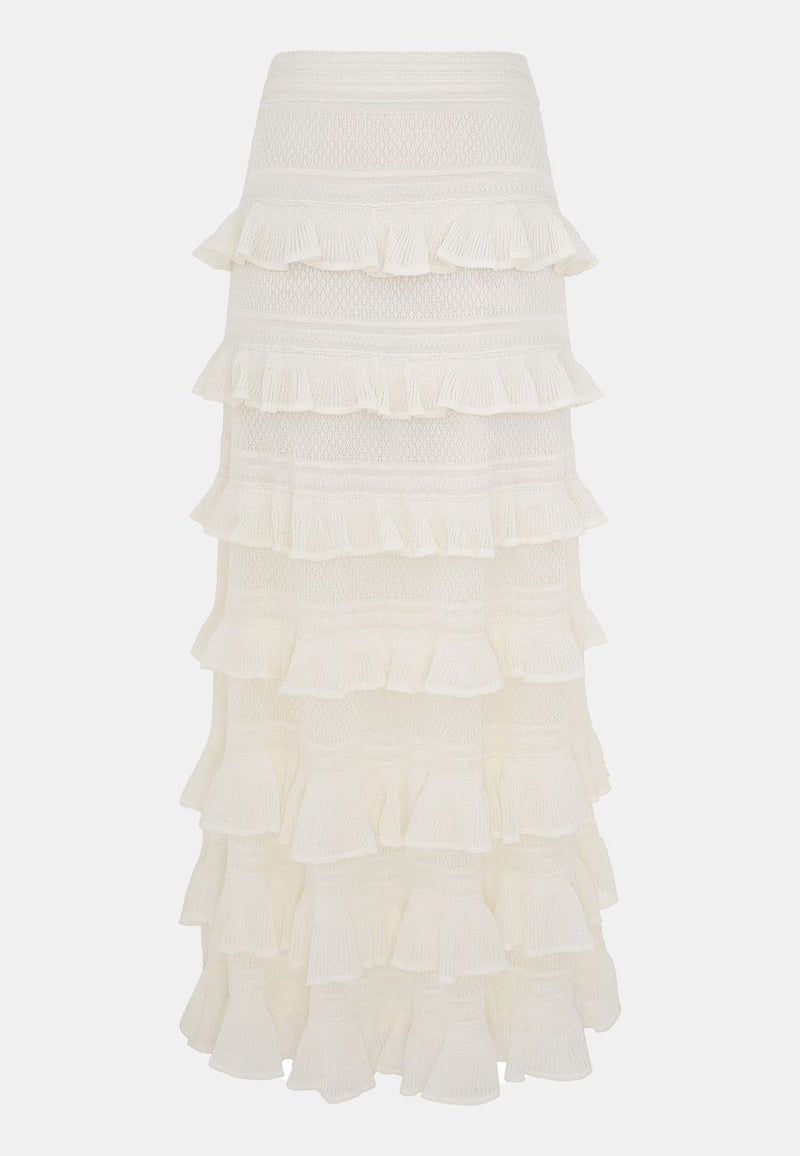 Illuminate Lace Frill Skirt