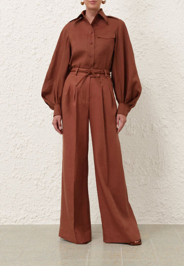 Illuminate Linen Wide Leg Pant