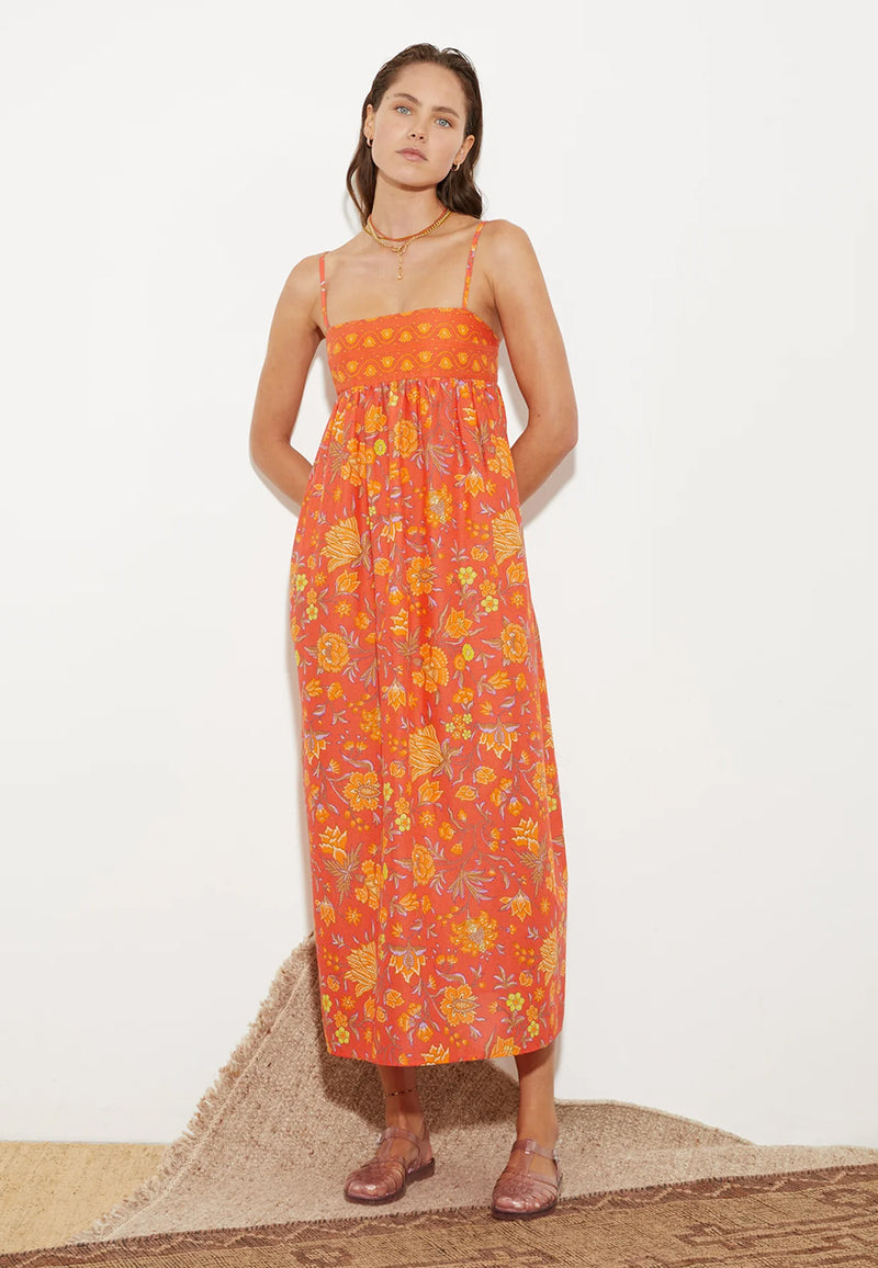 Alvita Strappy Bodice Maxi Dress