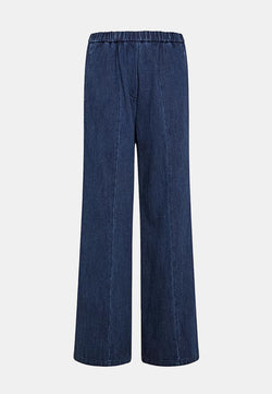 Calvary Cotton Denim Palazzo Pants