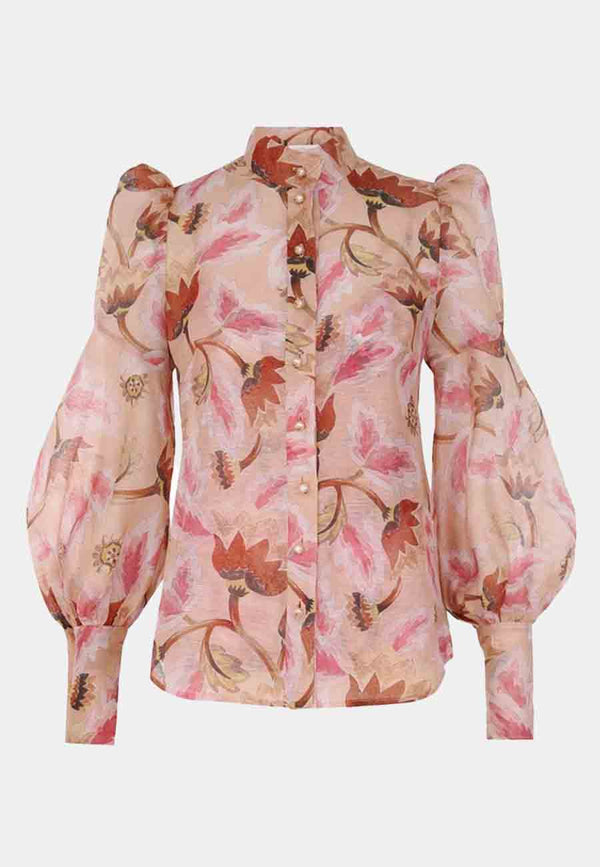 Illustration Floral Blouse