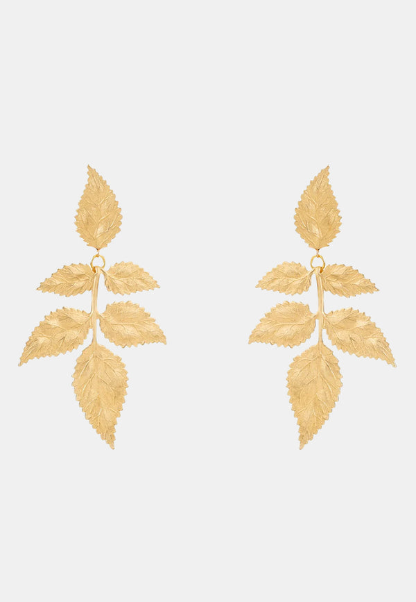 Golden Leaves Earrings