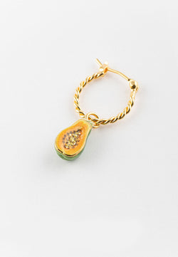 Papaya mini earring - Vibration