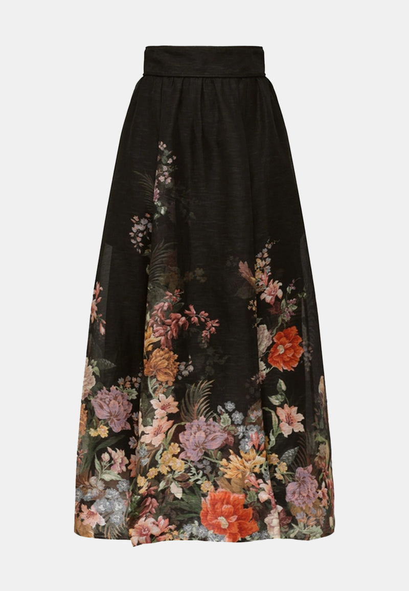 Pavilion Gathered Midi Skirt